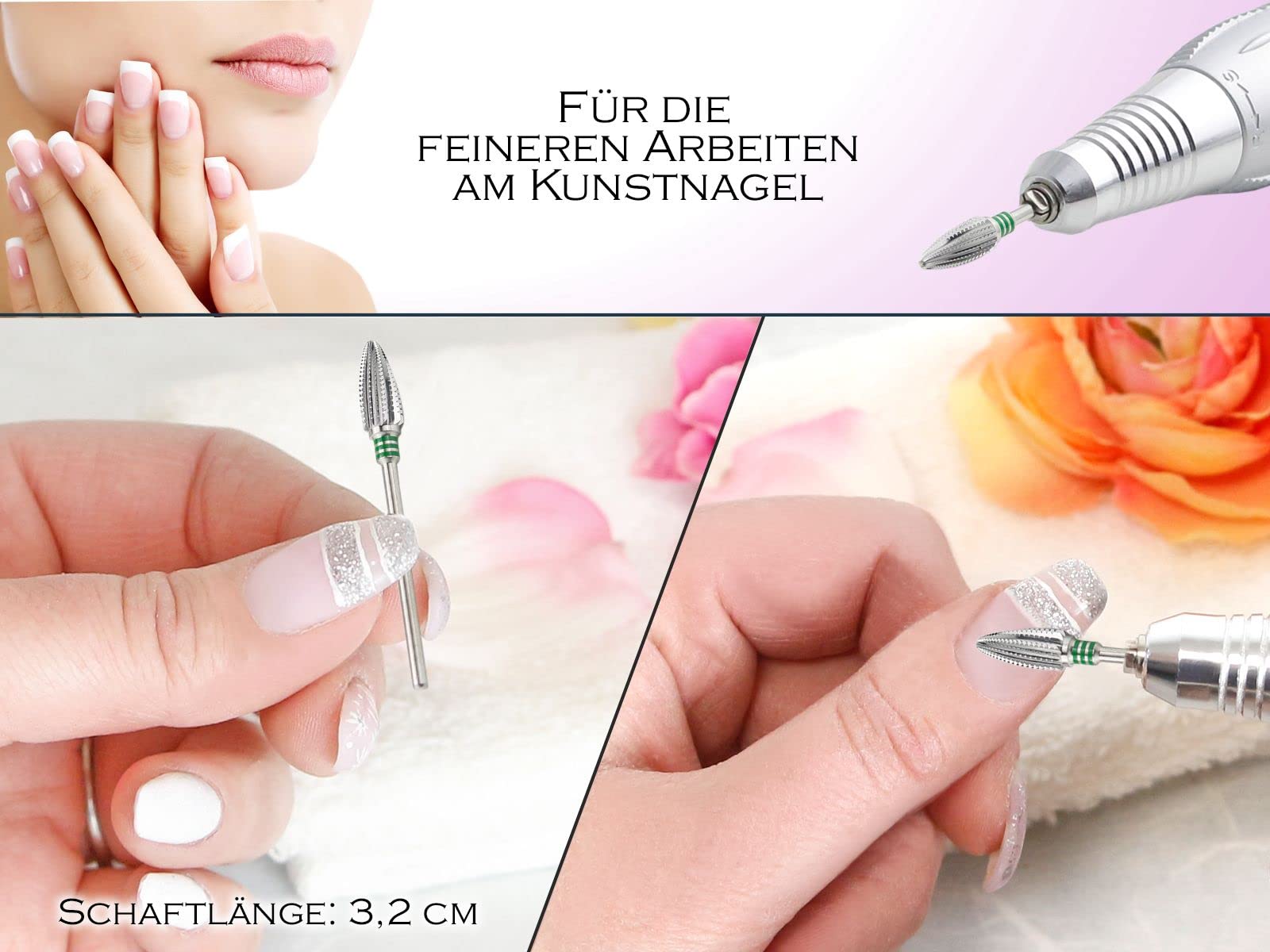 Premium HM-Fräser in Zapfenform mit grober Querhiebverzahnung 20.000 U/min