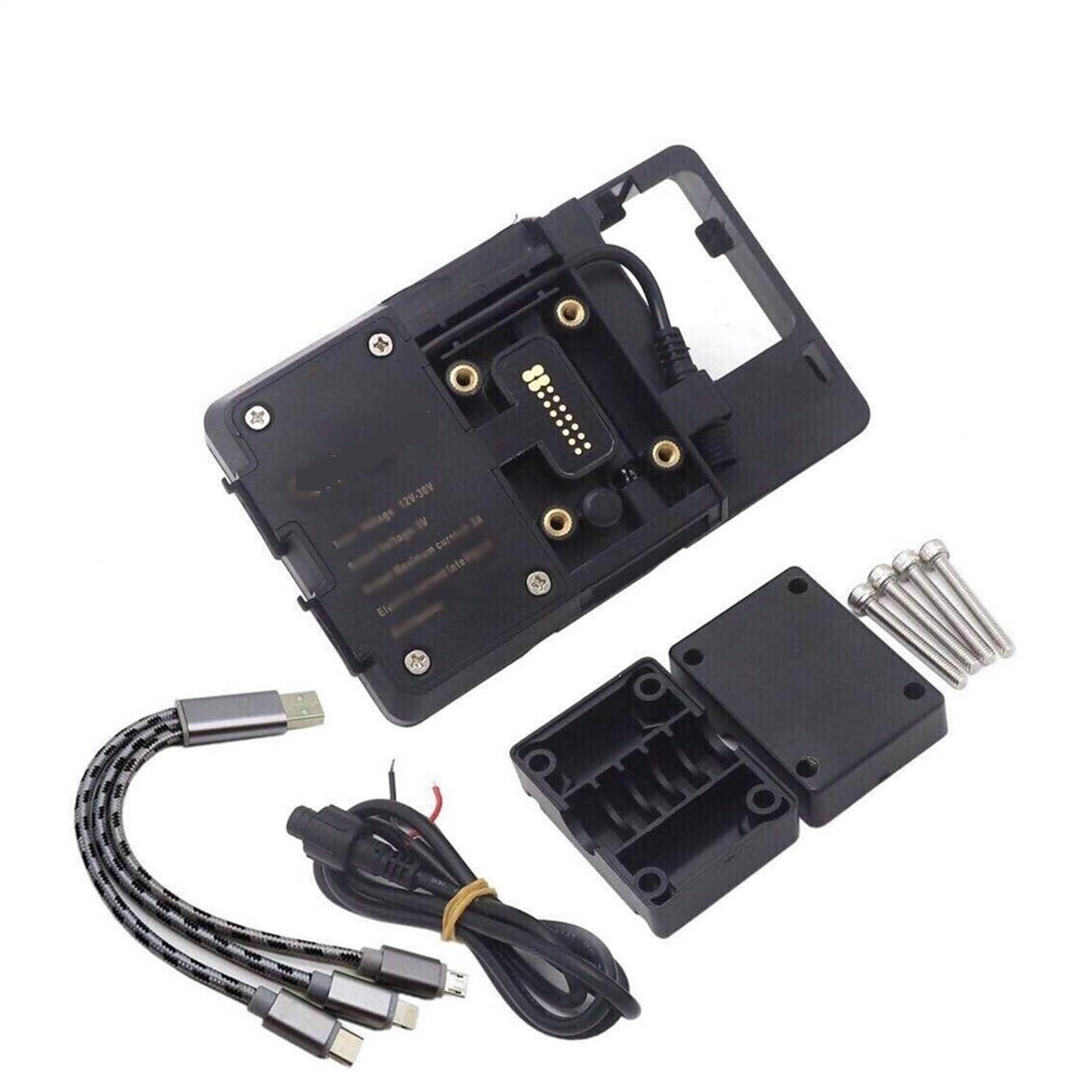 Support de navigation avec chargement USB résistant aux vibrations pour NMAX 125
