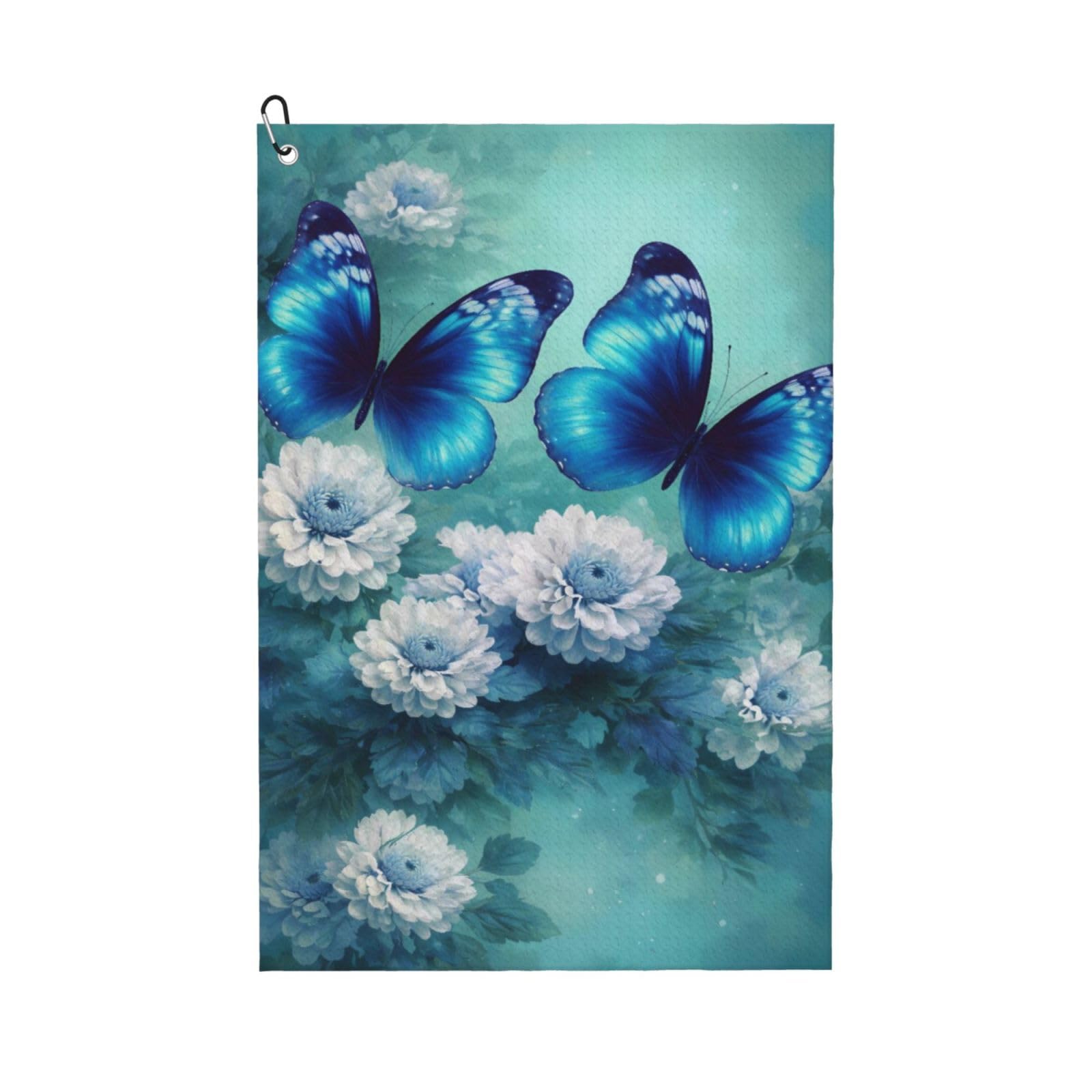 BSDFGSDD Blue Butterfly Golf Towel 24 x 16 inches