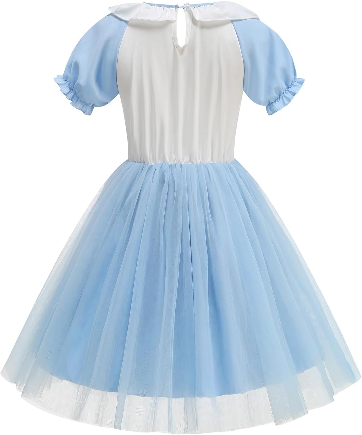 Princess Costume for Girls Halloween Dress with Headband and Stockings - Image 3