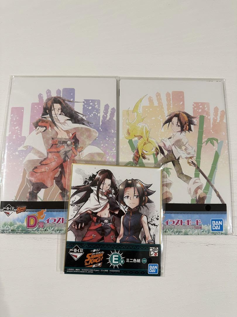 Amazon.co.jp: シャーマンキング イラストボード ミニ色紙 3点