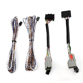 Tow Mirrors Adapter Harness 8 Pin to 22 Pin for Ford F150 2015-2018 Trucks Tow Mirror Adapter Mirror Conversion Harness for Turn Signals Puddle Clearance Light2 pcs