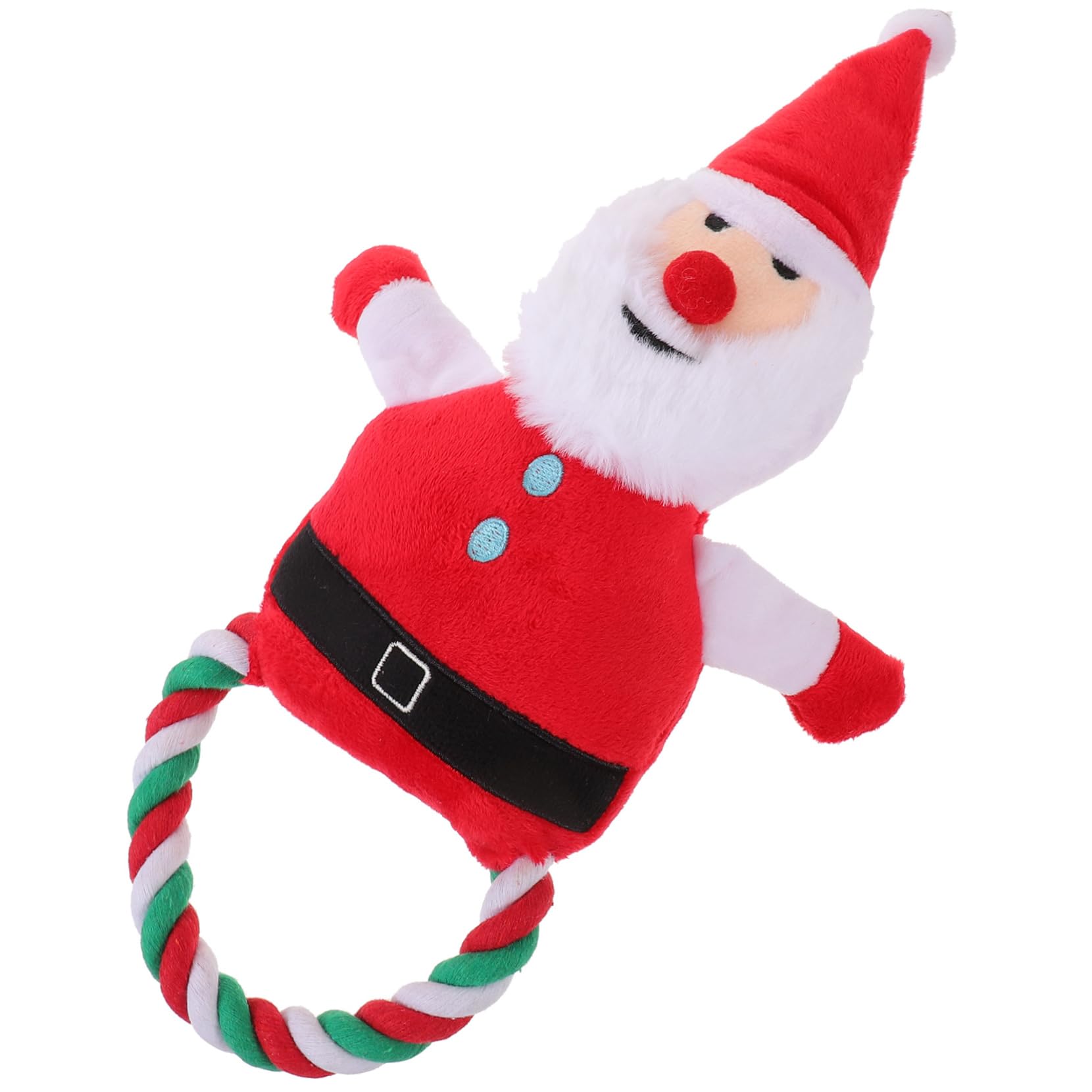INOOMP 5stücke Puppy Chew Toy Santa Claus Langlebiges Und Quietschendes Kauspielzeug Für Hunde Für Zahnpflege Und Spiel Für Weihnachten