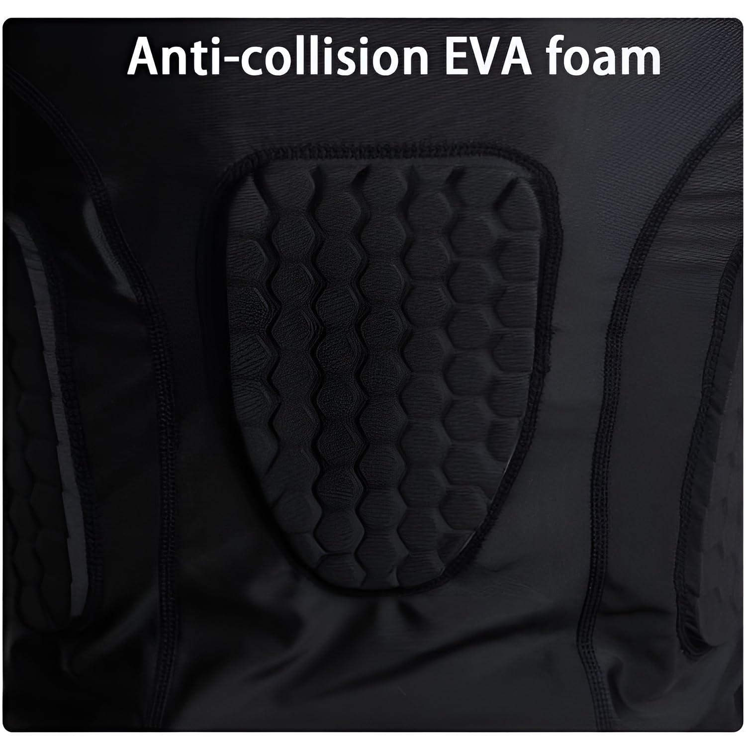 SOONHUA Camiseta de fútbol acolchada para hombre protección antigolpes silicona pantalones cortos accesorio deportivo baloncesto rugby chaleco