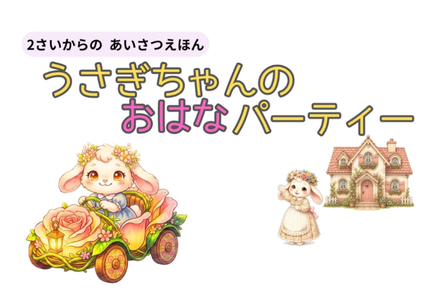 うさぎちゃんのおはなパーティー: ２さいからのあいさつえほん