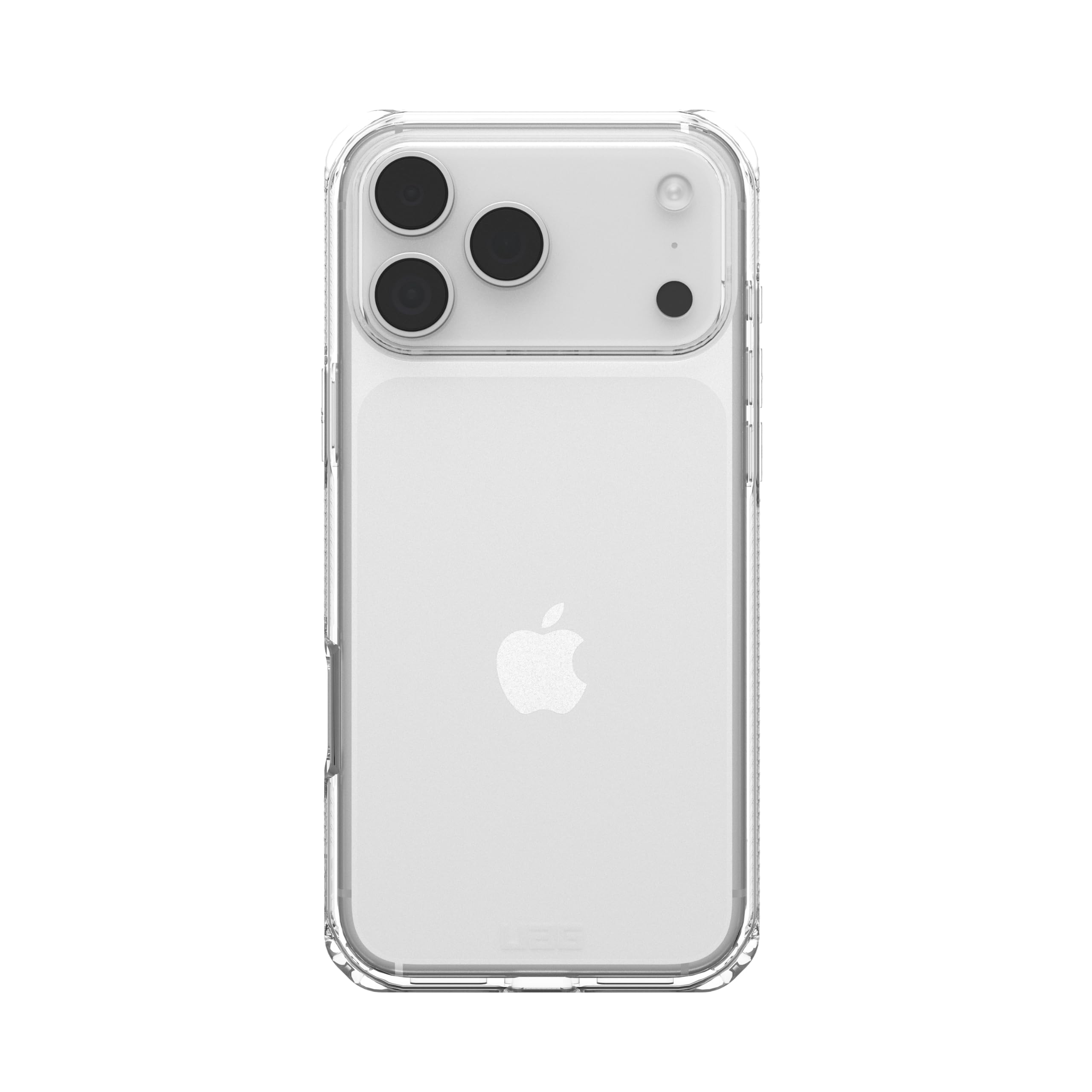 Urban Armor Gear Plyo Case Compatible Apple iPhone 17 Pro Max Coque (Chargement sans Fil, Air-Soft Coins aux Chutes, Bordures surélevées) Ice (Transparent)
