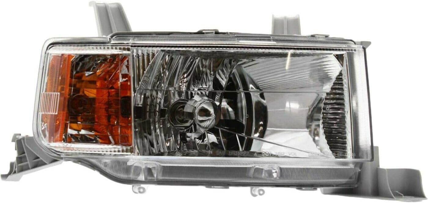 Headlights Headlamps Left & Right Pair Set for Scion for xB Base 04-06 Wagon with Bulb(S)-Assembly Clear Lens Headlight-Part Name SC2519101 10822334