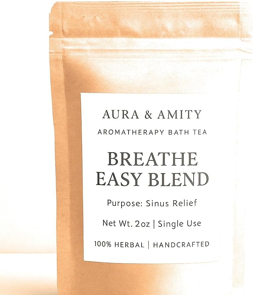 Aromatherapy Bath Tea – Herbal Soak Bags for Stress Relief, Sinus Relief & Skincare – 100% Natural, Handcrafted, Single Use Spa Ritual (Chamomile)
