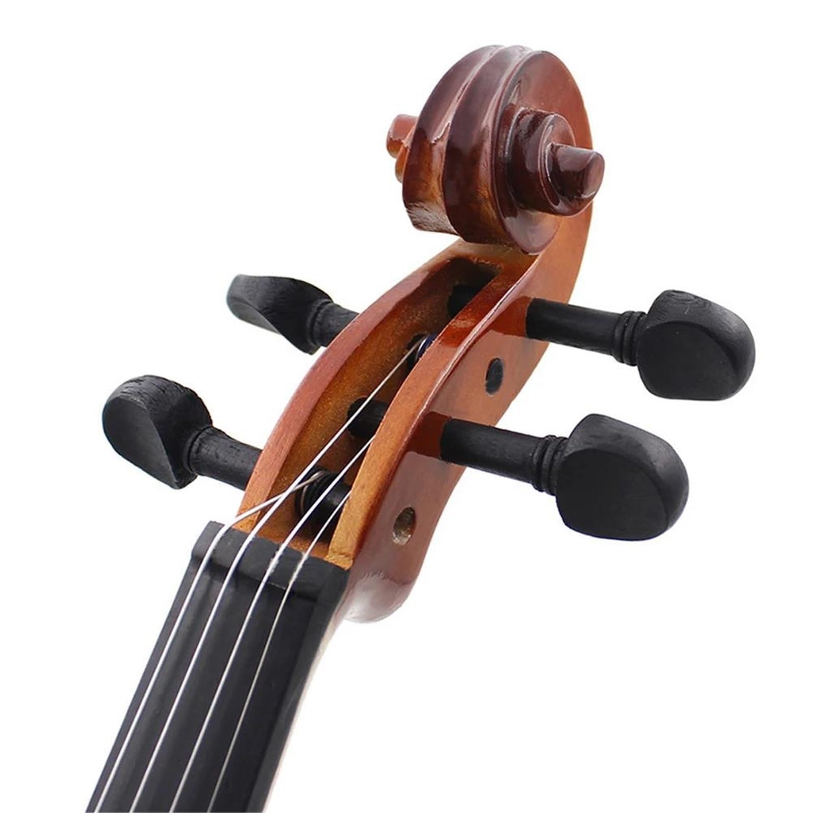 Violino Kit Per Violino 4/4 Con Custodia Archetto Corde Extra Accordatore Legno Massello Principianti