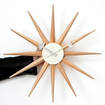 ジョージネルソン　ジャンク　時計 George Nelson ジョージ・ネルソン シルバーナンバークロック