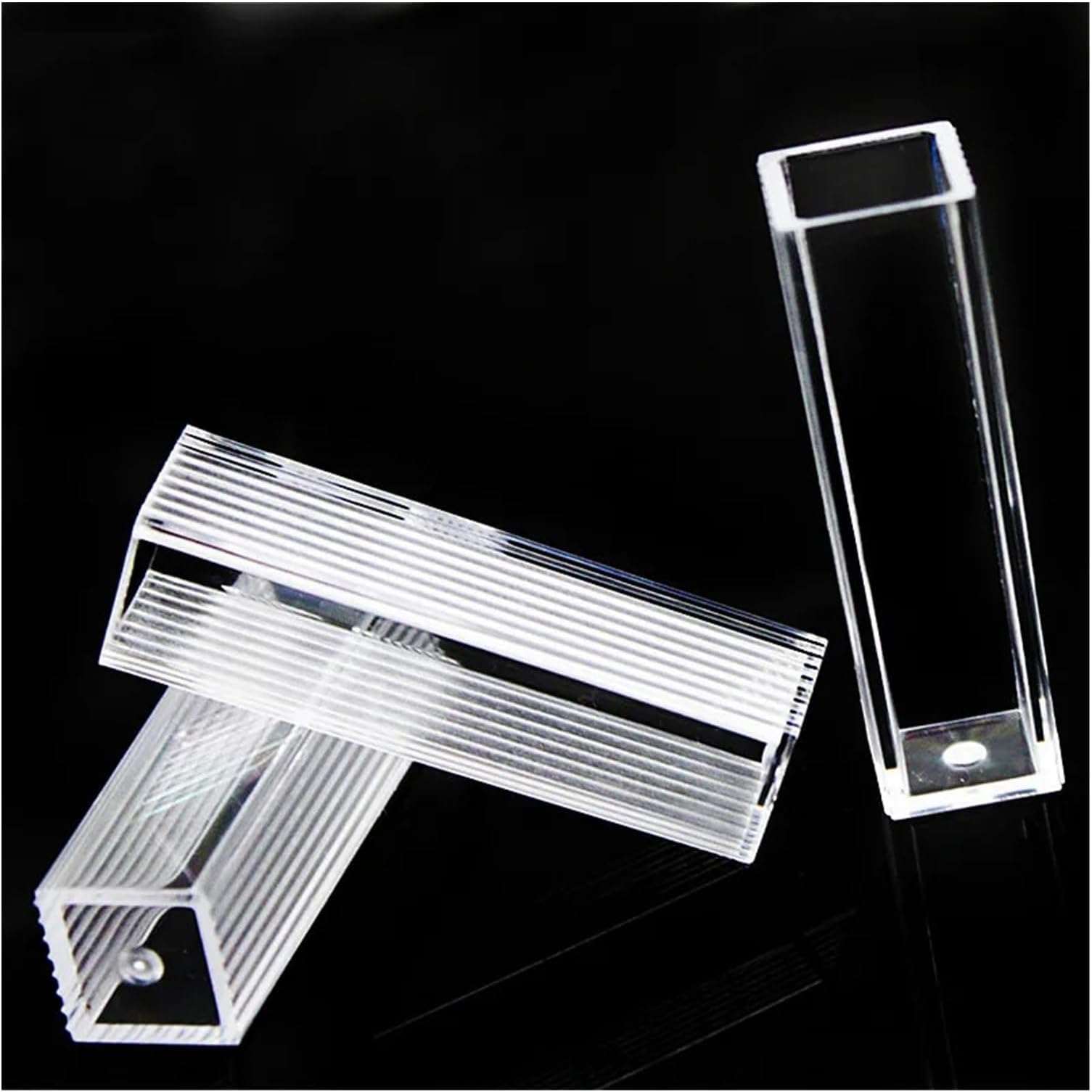 Lab Cuvette PS Cuvette 3.5ml / 4.5ml Spectrophotometer Semi Micro Plastic Cuvettes Disposable Cuvette Wavelength Range 340-900nm 100/PK