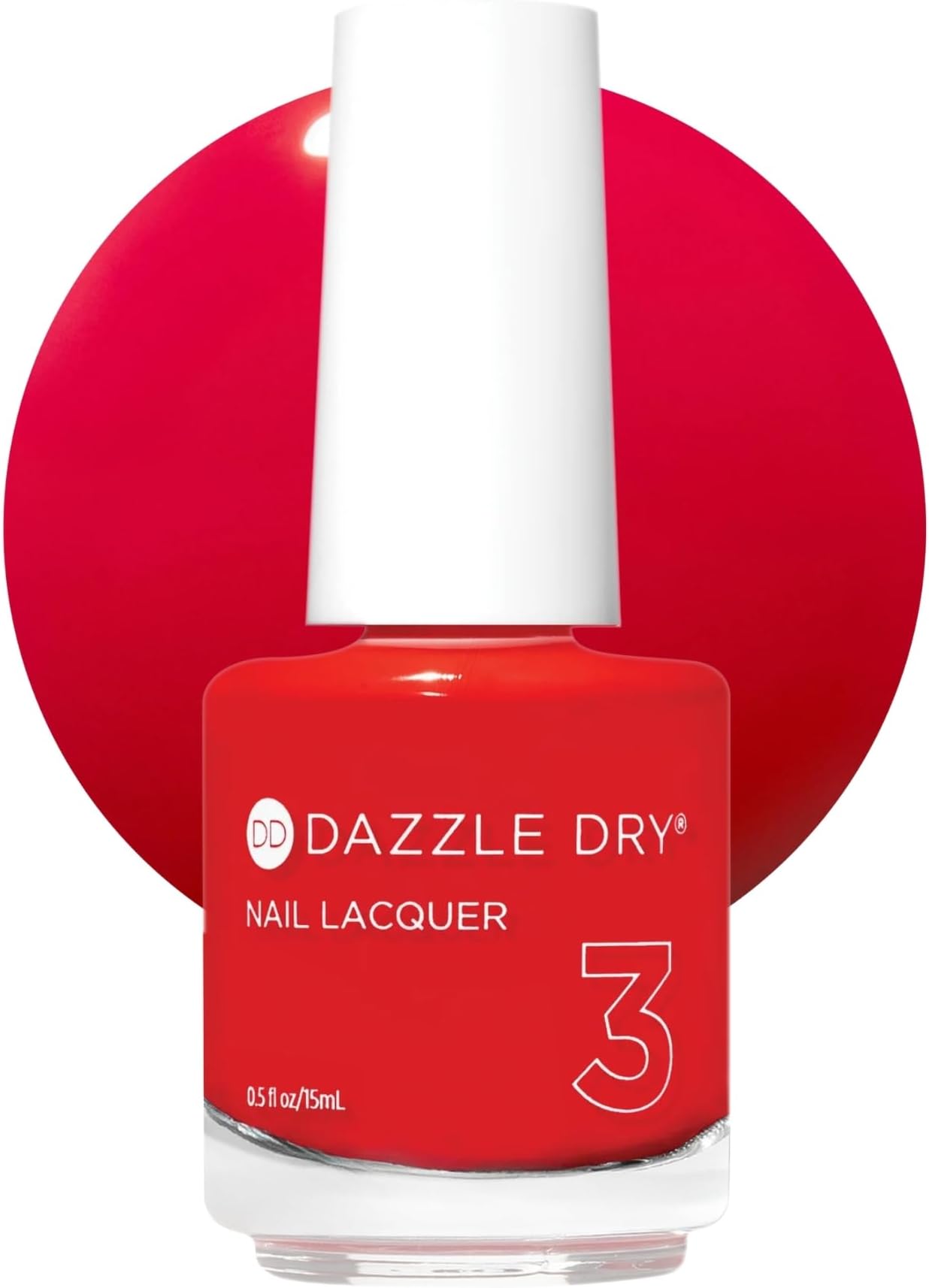 Nail Lacquer (Step 3) - Holly Berry - A semi-sheer true red. Semi-sheer cream. (0.5 fl oz)