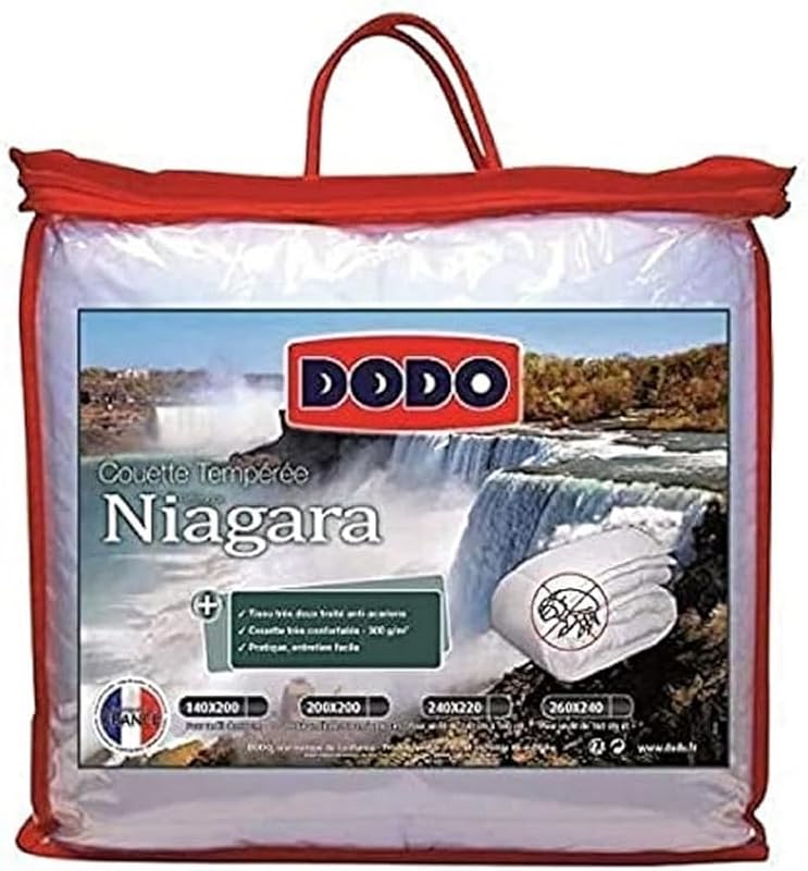 DODO Couette Tempérée Niagara 140x200 cm anti-acariens