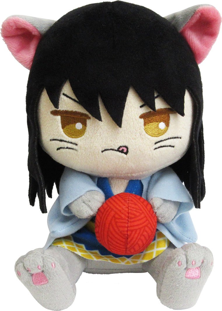 ✨ 銀魂 ✨ 坂田銀時 猫耳 シリーズ おすわり ぬいぐるみ 美品 1点 グッズ予約情報】2017年12月発売予定 銀魂 ネコシリーズおすわり