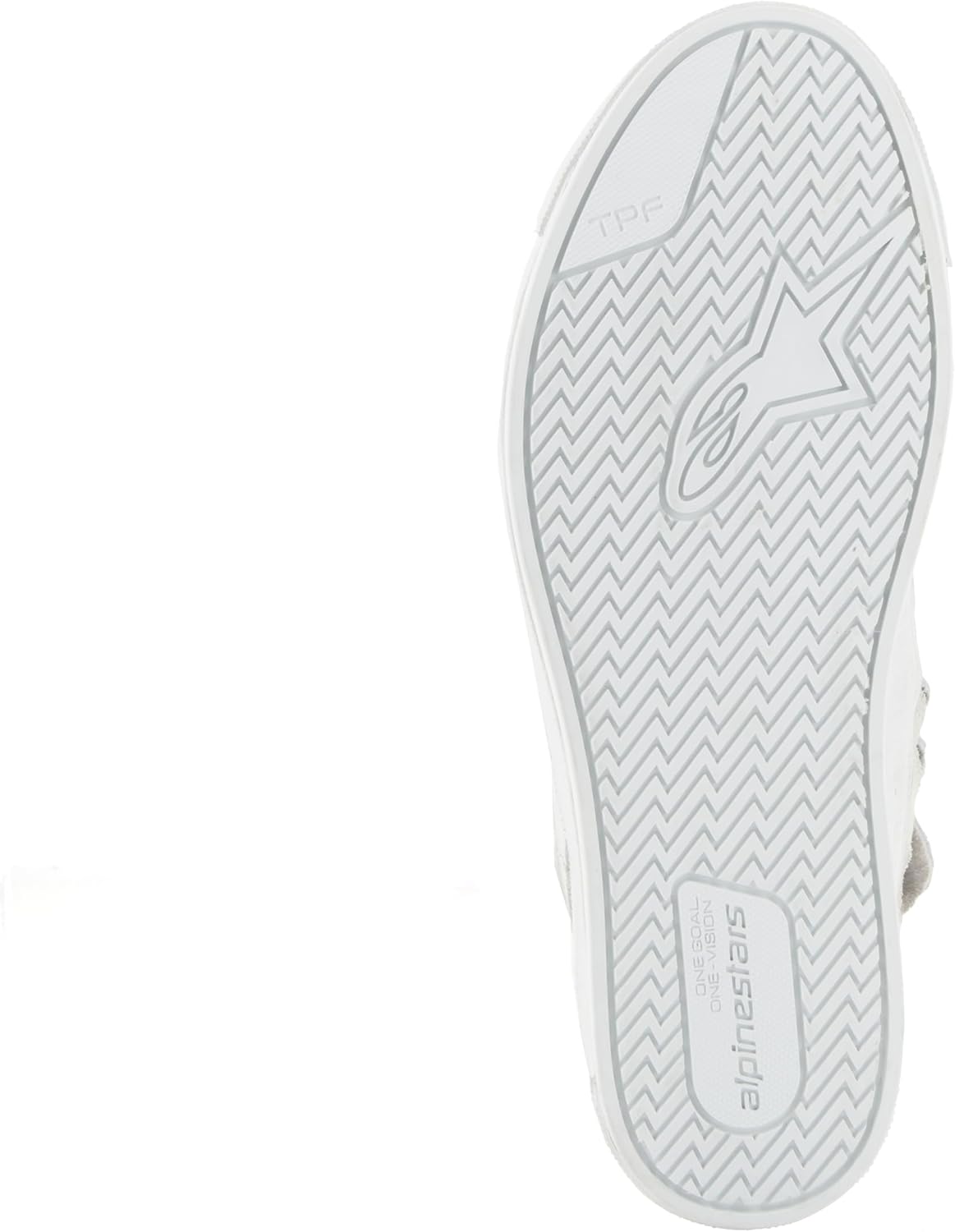 Alpinestars Stated Shoes, CE-Certified, Lightweight, Sleek Design & Comfortable Fit, 13.5, White/Cool Gray