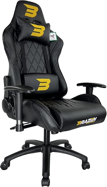 BraZen Venom Elite Esports PC Computer Office Ergonomic Gaming Chair - Black - for Adults from the largest UK owned gaming chair brand