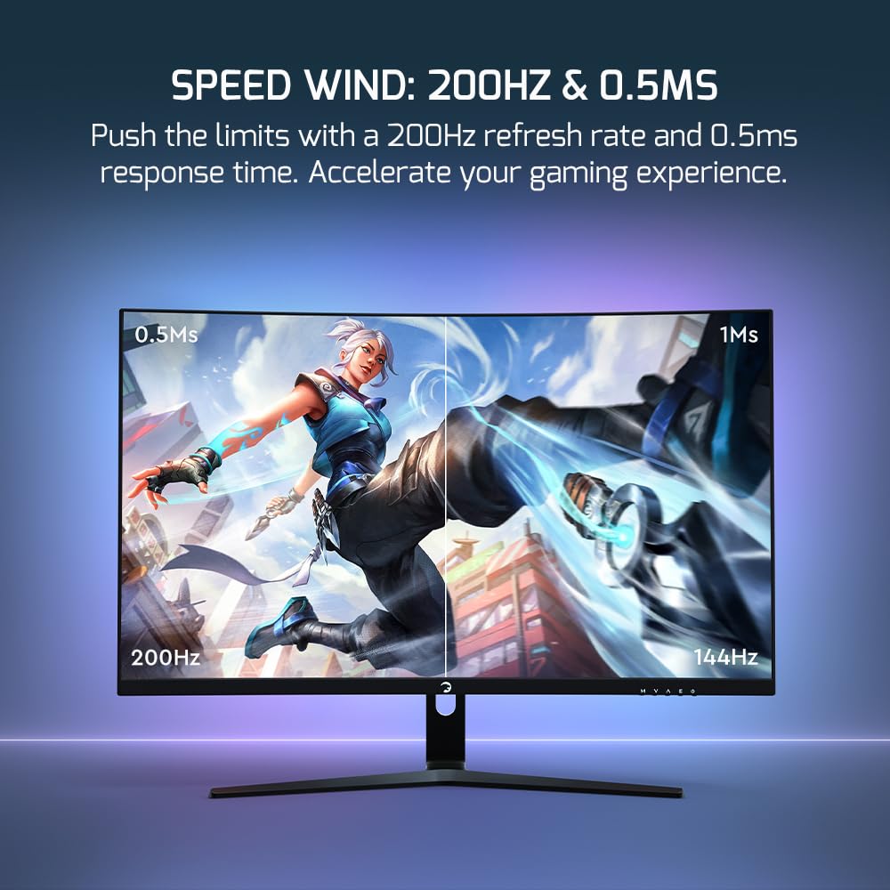 Monitor Gaming Curvo 27 Pollici 180Hz T50 GamePOWER - Dettaglio