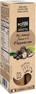 Maison Potier Peppercorn Sauce By Christian Potier | The Authentic No 3, 1.76 Ounce (Pack of 3)