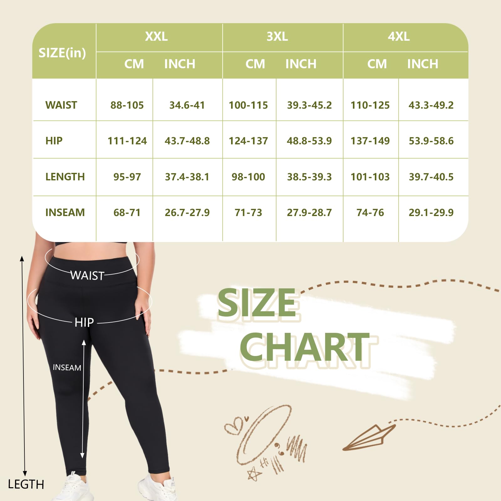 Plus Size Legginsy dla kobiet UK Legginsy sportowe z wysokim stanem Kryjące rajstopy damskie Modelujące brzuch Spodnie do ćwiczeń i jogi dla kobiet