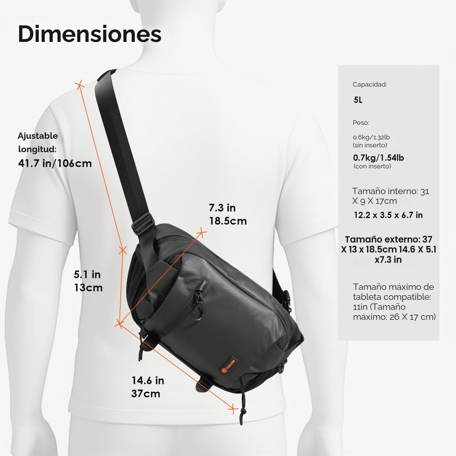 TARION Bolsa de Mensajero para cámara réflex Digital, pequeña Bolsa de Hombro para cámara réflex Digital, Bolsa de Mensajero, Bolsa Cruzada para cámaras réflex y compactas para fotografía de Calle