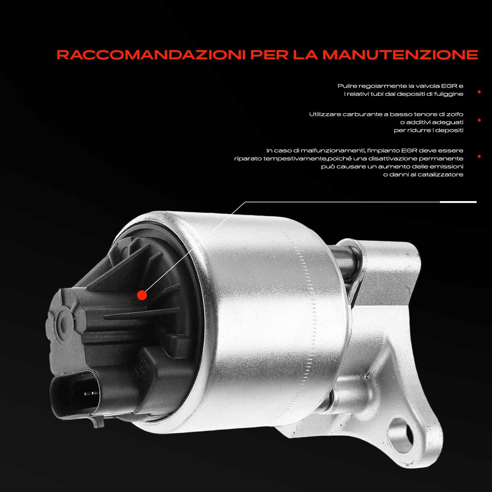Frankberg Valvola EGR (Electronic Gas Recirculation) 25182127 | Compatibile con: Scintilla, Astra G Caravan T98, Aveo/Kalos Hatchback T250 T255, Vectra B Caravan J96, Matiz M200 M250