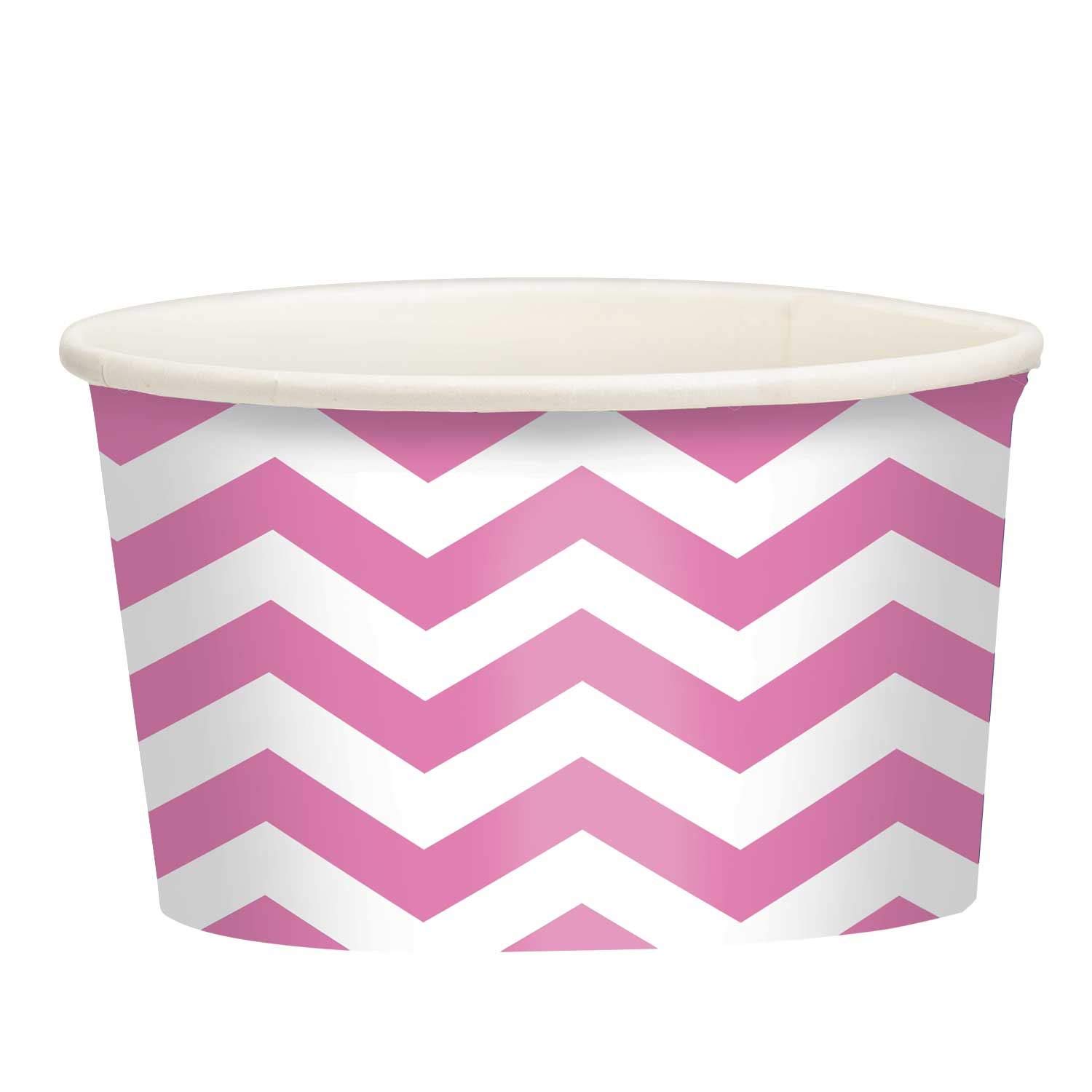Chevron Treat Cups, Pack of 20 (Pink)