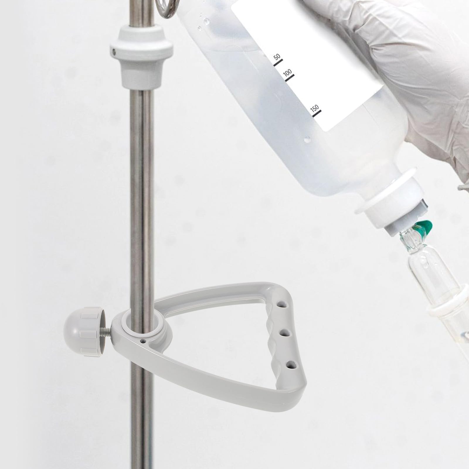 Ersatz griff für Infusionsständer Kunststoff für Einfacher Austausch Passend für Gängige Modelle