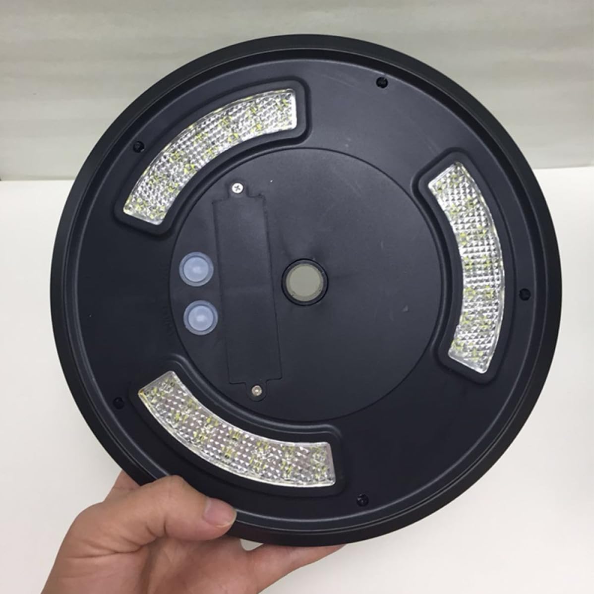 Alipis 42 LED Luz Solar Plástico Negro, para Asta de Bandera Exterior