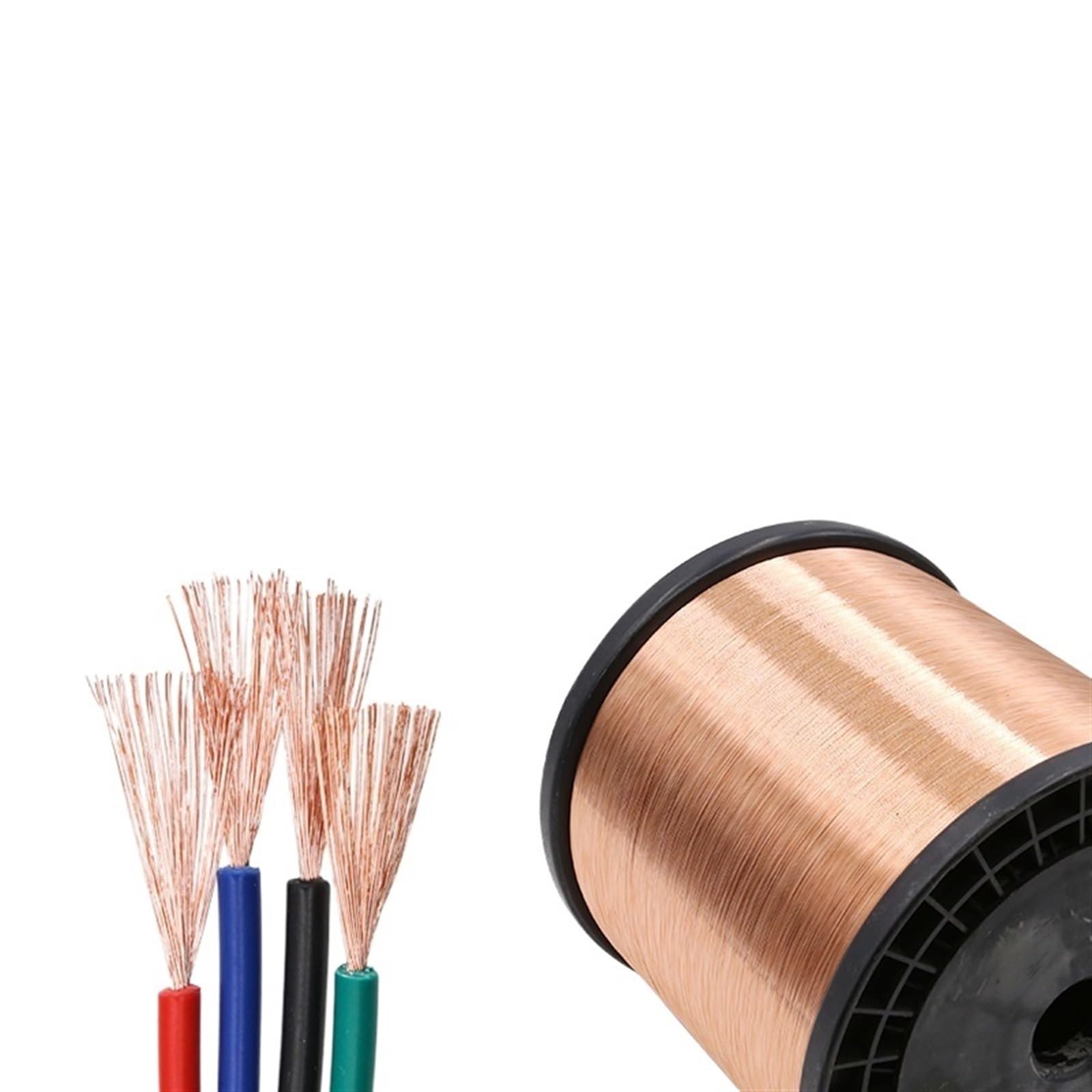 cavo schermato, Cavo schermato UL2547 2-10 conduttori 15-22 AWG filo di controllo isolato in PVC in rame nudo 1 metro(8 Cores,15AWG)