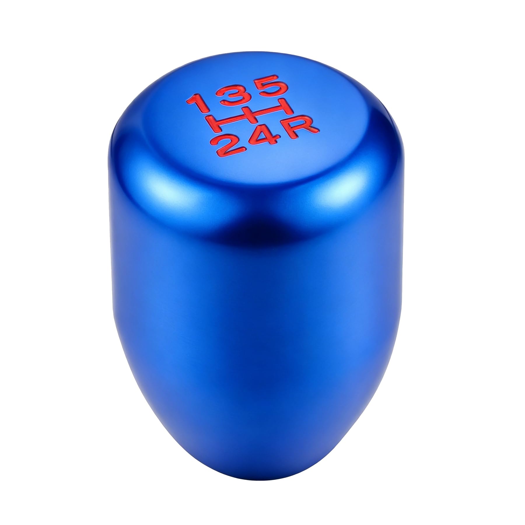 Padaodao Blue Aluminum Shifter Knob, 5 Speed Car Shifter Stick Knobs Fit For Most Transmission Vehicles Suv Trucks,