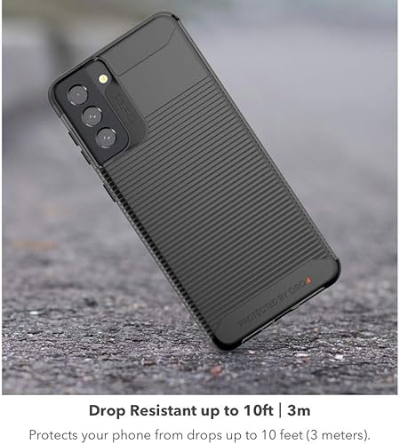 Miniatura 3 de Gear4 ZAGG - Funda ligera y elegante, con protección superior, inferior y esquinas con D3O, para Samsung Galaxy S21 Ultra 5G, color humo (702007328)