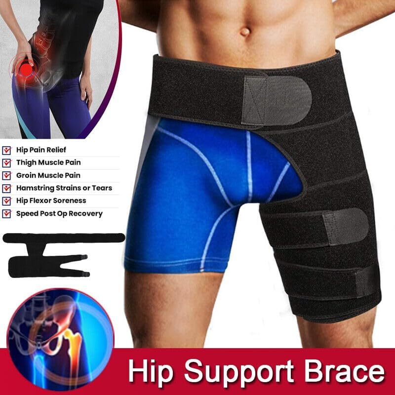 Miniatura 4 de HEYDEZHI Ortho-Wrap - Soporte de cadera Ortho-Wrap de Healthy Lab Co, fácil de poner y ajustar, proporciona estabilidad y apoyo de compresión para