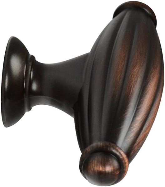 Richelieu #80618-2-3/5 in. (65mm) Expression Cabinet Knob - Brushed Oil-Rubbed Bronze