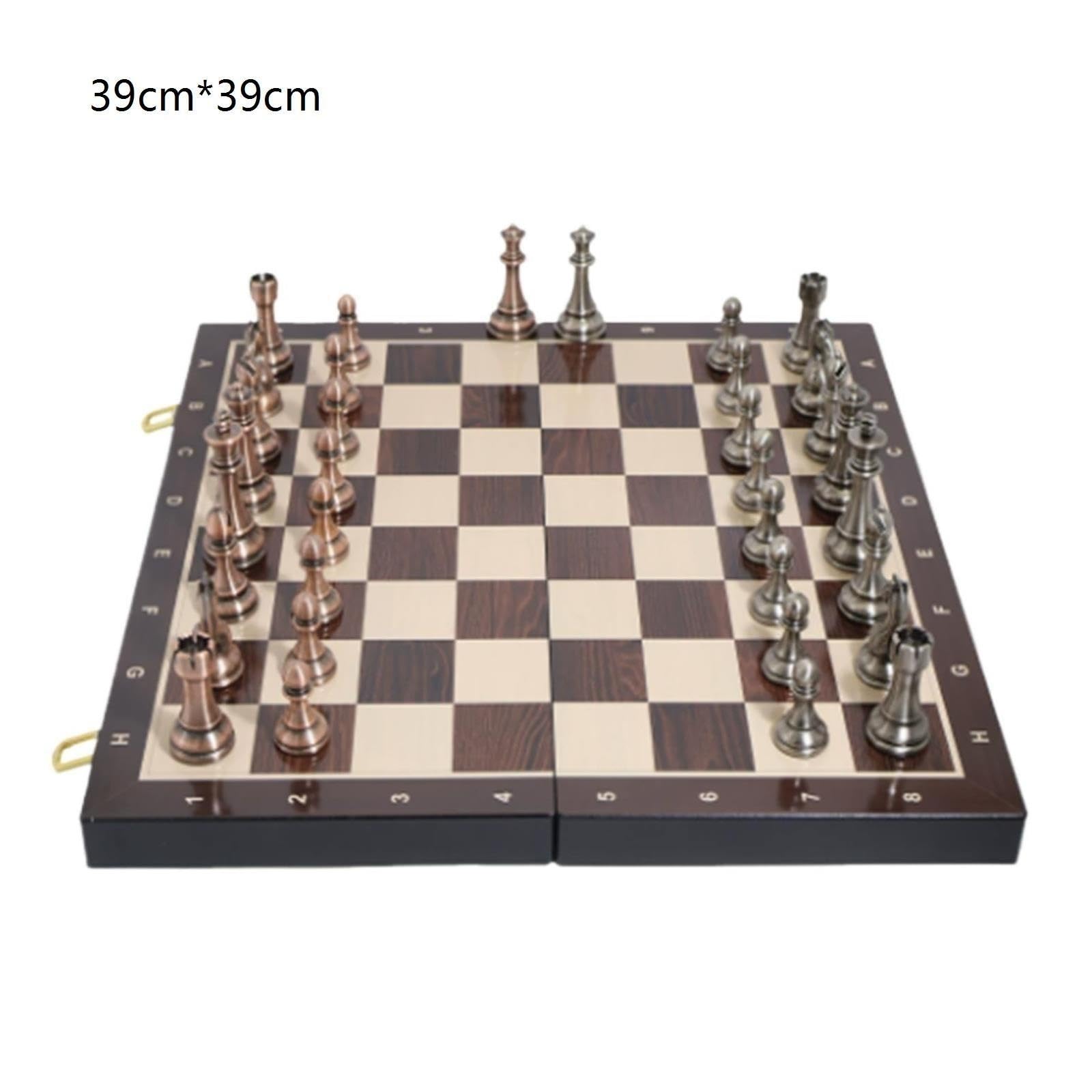 Set di scacchi internazionali magnetici pieghevoli Scacchi