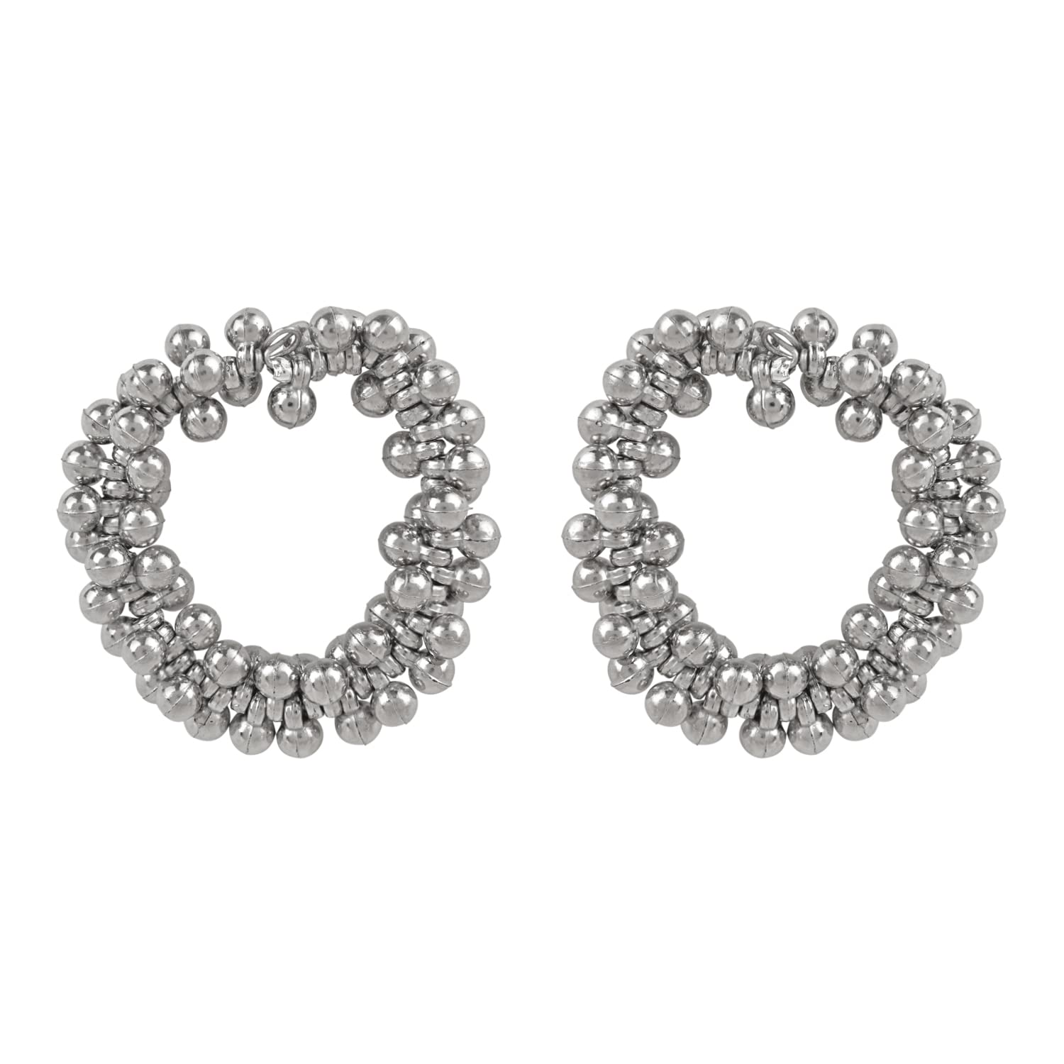 See full amazon price history chart for I Jewels Navratri Ethnic Silver Oxidised Afghani Ghungroo Style Hoop Earrings For Women/Girls (E3119OX) I Jewels Navratri Ethnic Silver Oxidised Afghani Ghungroo Style Hoop Earrings For Women/Girls (E3119OX) (B0C37LM2GL) Amazon Price History, Amazon Price Tracker