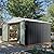Devoko 8 x 10 FT Outdoor Storage Shed, Metal Garden Sheds & Outdoor Storage Clearance, Large Tool Shed Outdoor with Single Lockable Door for Patio Lawn Backyard (Gray)