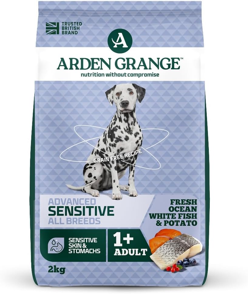 Arden Grange Sensitive Adult Dry Dog Food - 2KG