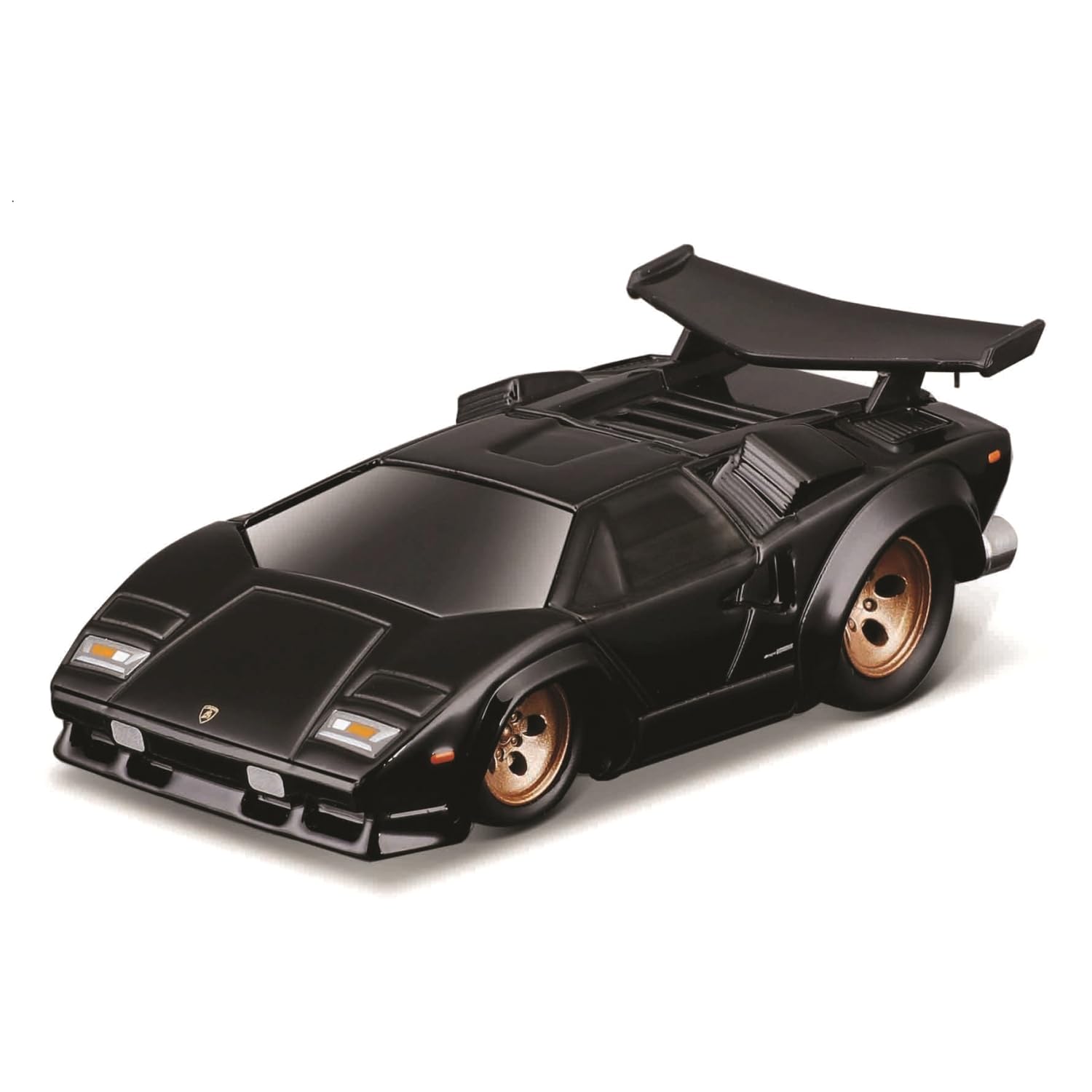 Maisto 1/64 Muscle Machines Series 6-8 / Mini Car Die-Cast Complete Model (Lamborghini Countach - Black 15578) : Hobbies