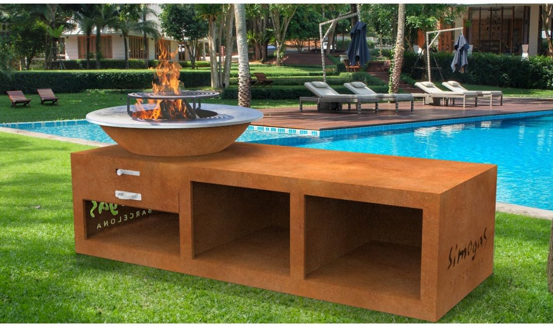 Simogas - Braciere Corten Jupiter 100 cm