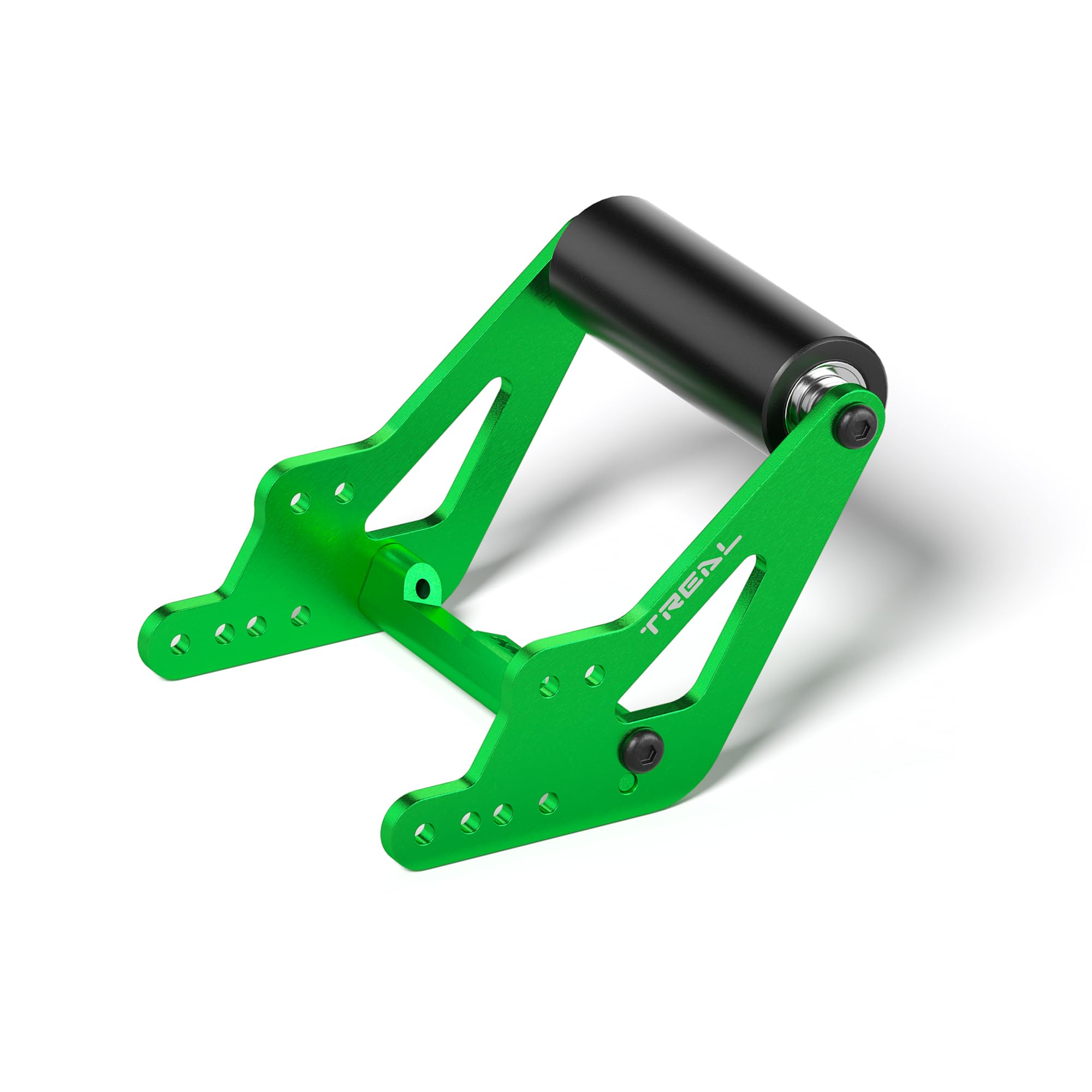 TREAL 7075 Aluminum Rear Wheelie Bump Bar Adjustable for 1/8 LMT 2.0(Green)