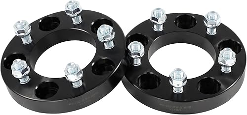 Miniatura 8 de SCITOO 4 adaptadores de rueda de 5 x 5 a 5 x 4.75 pulgadas, orificios de 1 pulgada, pernos de 3.429 in de 12 x 1.5 pulgadas, espaciadores de rueda