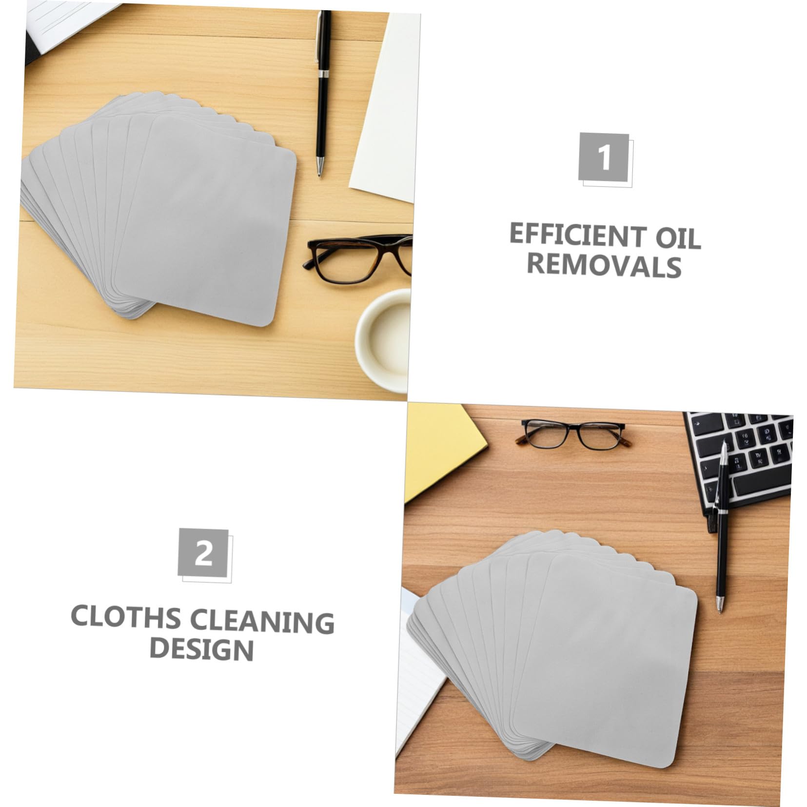 100pièces Lot de Lingettes Microfibre pour Lunettes Nettoyage sans Taches pour Verres et Écrans Dimensions
