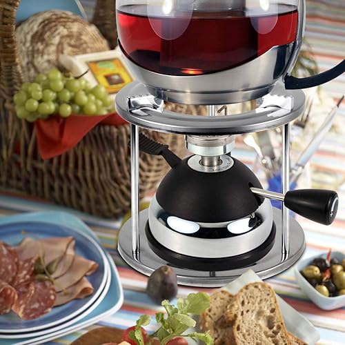 Miniatura 8 de BLUEFIRE Mini quemador de butano para mesa de café, sifón, sifón, soporte de horno y estante de montaje, cabezal de antorcha de cerámica a prueba de