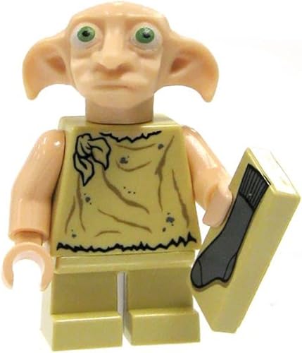 Lego Harry Potter Dobby Minifigura con calcetín