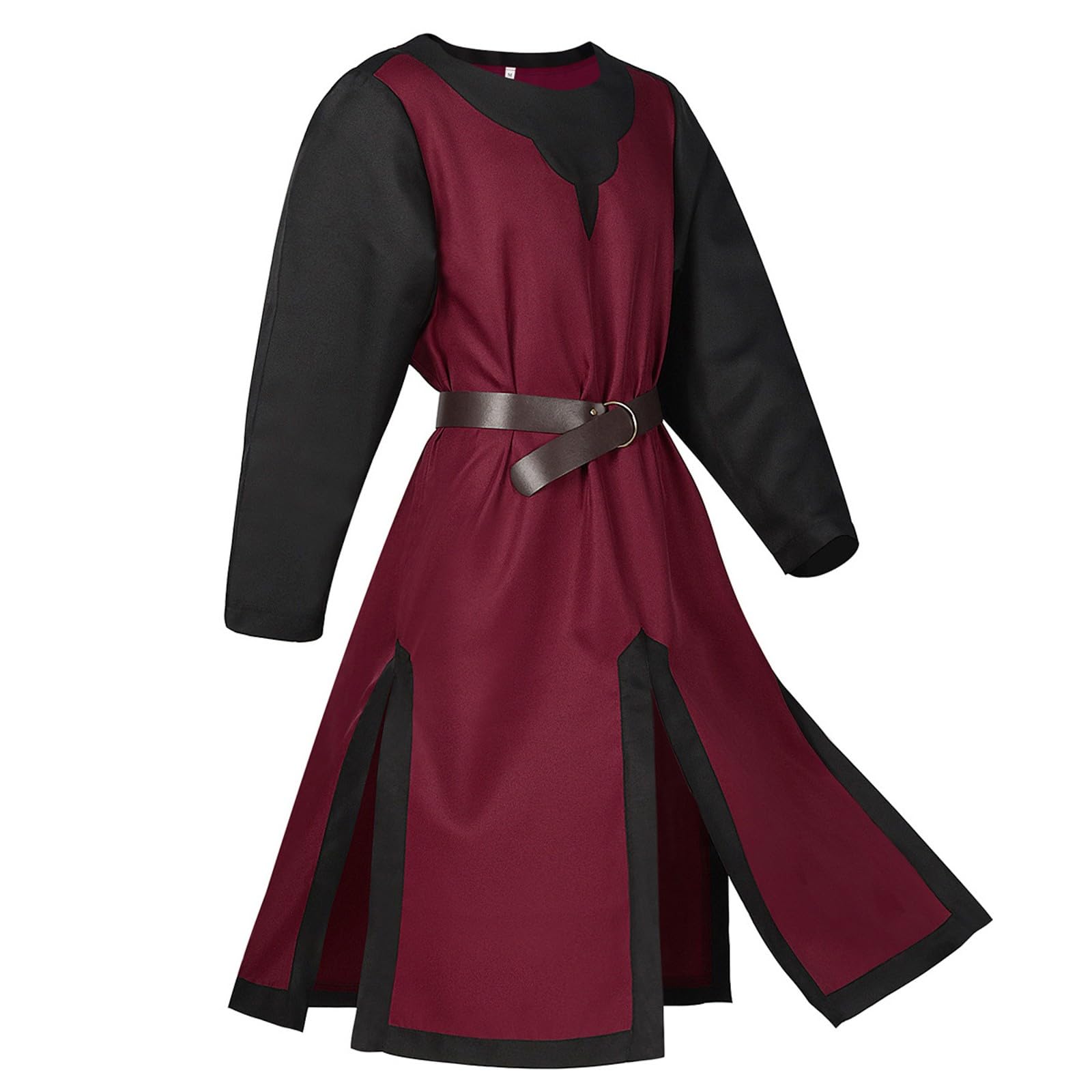 Generisch Disfraz de túnica medieval para hombre, disfraz de Halloween
