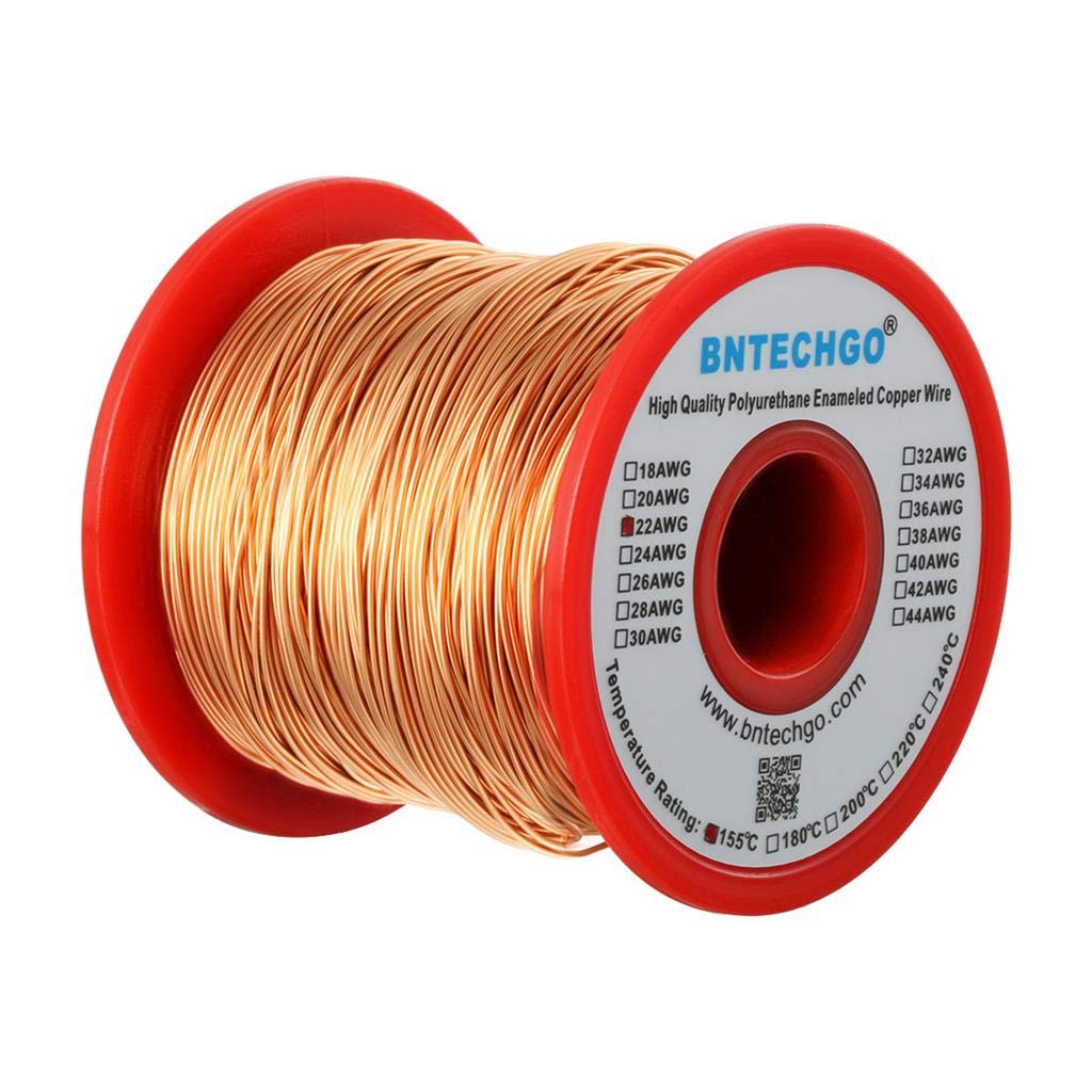 Fil de cuivre émaillé 22 AWG résistant à 155 °C pour transformateur