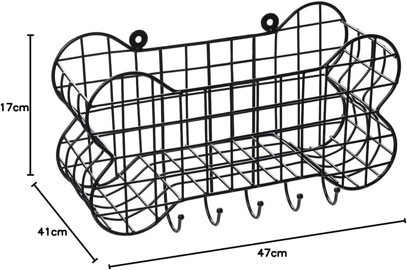 House of Paws Dog Bone Wire Storage Wall Shelf -... 17 House of Paws Dog Bone Wire Storage Wall Shelf -...