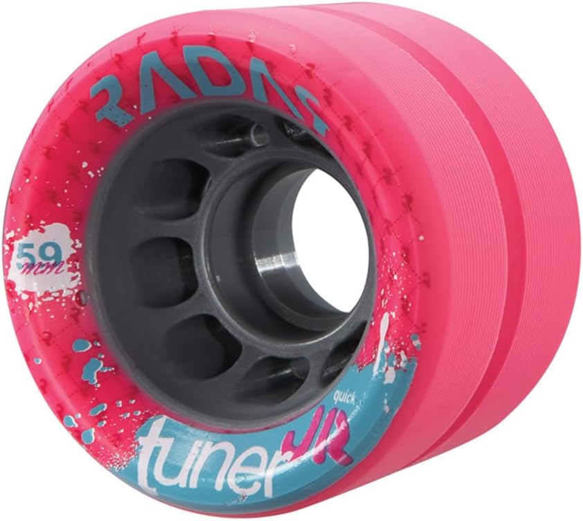 Radar Tuner Jr Pink Derby Wheels - 94A Riedell Roller Skate Wheel
