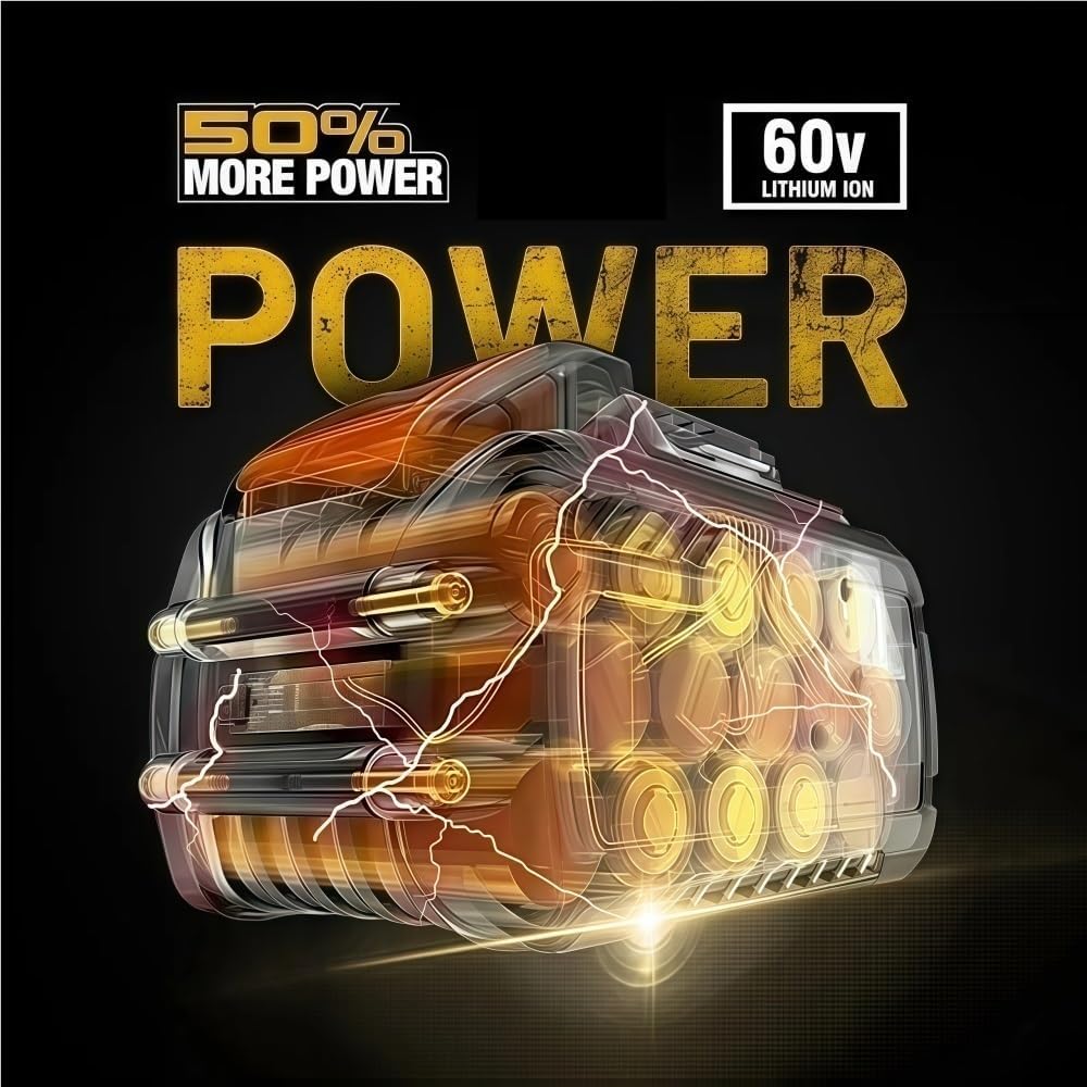 LINGYUE DCB609 9.0Ah Lithium Ion Battery - Compatible with Dewalt 20V/60V Flex-Volt MAX DCB612 DCB615 DCB200 DCB180 DCB182 Cordless Power Tool Packs(2PACK)