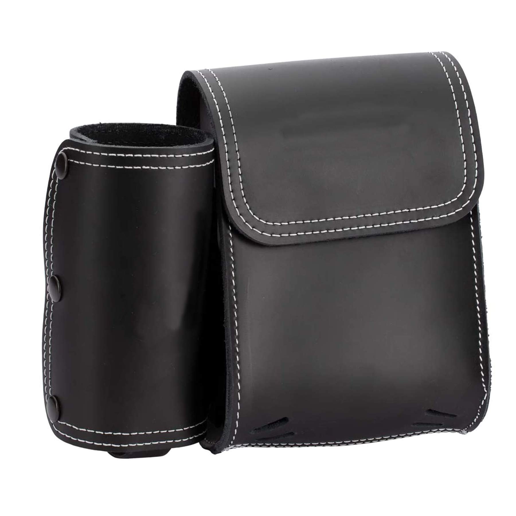 Fbturesop Fit 2023 Indian Challenger Rear Highway Bars Bag Indian Chieftain Crash Bars Motorcycle Saddlebags Indian Challenger Accessories (Black Bar Bag)